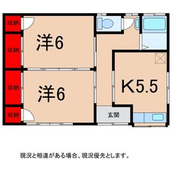 伊藤アパート3号の物件間取画像